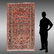 SEMI-ANTIQUE PERSIAN SAROUK HK WOOL RUG, 4'1'' X 6'