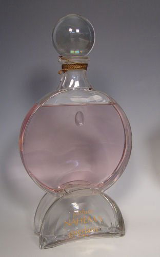 GUERLAIN FACTICE PERFUME DISPLAY BOTTLE - NAHEMA: GUERLAIN FACTICE PERFUME DISPLAY BOTTLE - NAHEMA: Measures 17'' high x 8 1/2'' at widest point.