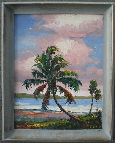 GIBSON HIGHWAYMEN RIVER PAINTING - 2
