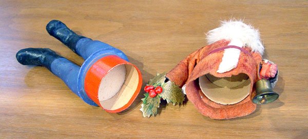 VINTAGE SANTA CLAUS CANDY CONTAINER - 4