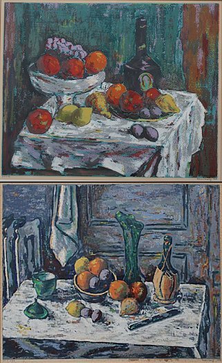 PAIR OF SHOULBERG SERIGRAPHS