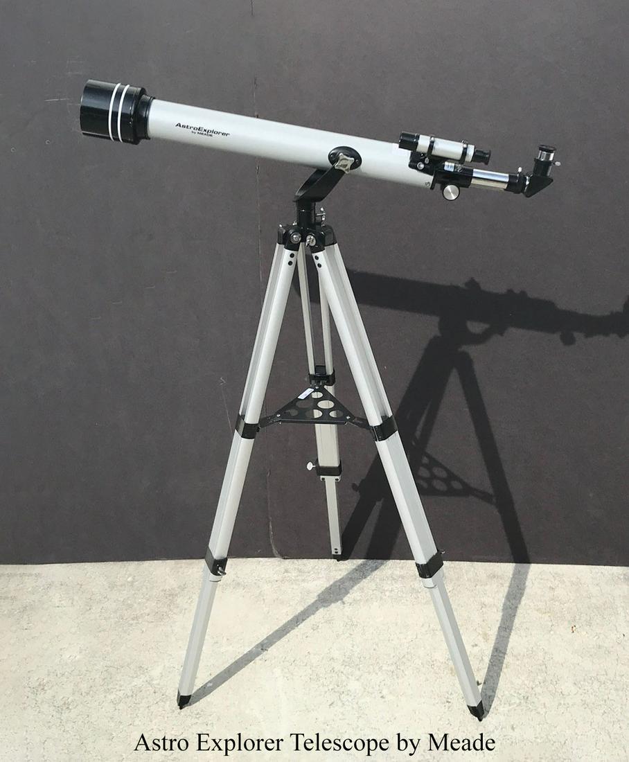 ASTRO EXPLORER TELESCOPE BY MEADE ON STAND: ASTRO EXPLORER TELESCOPE BY MEADE ON STAND