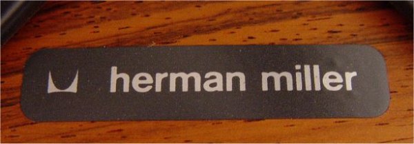 CHARLES EAMES HERMAN MILLER LOUNGE CHAIR W/OTTOMA - 6