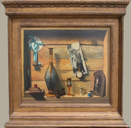 RAYMOND WHYTE TROMP L'OEIL PAINTING