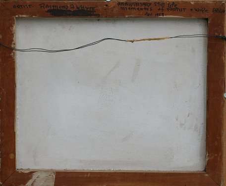RAYMOND WHYTE TROMP L'OEIL PAINTING - 5
