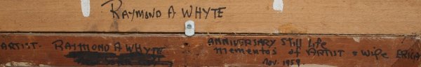 RAYMOND WHYTE TROMP L'OEIL PAINTING - 6