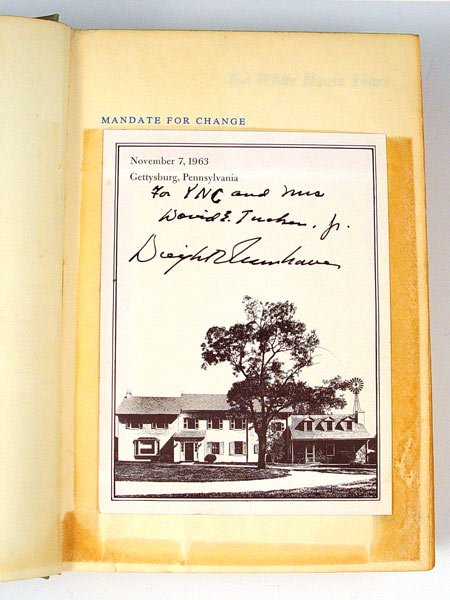 SIGNED DWIGHT EISENHOWER MANDATE FOR CHANGE BOOK - 2