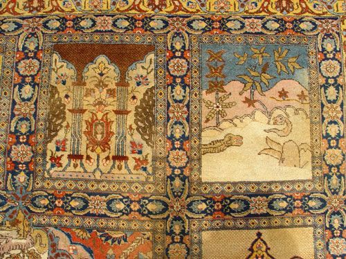 HANDMADE PERSIAN TABRIZ CARPET - 3