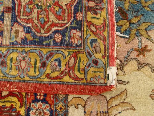 HANDMADE PERSIAN TABRIZ CARPET - 4