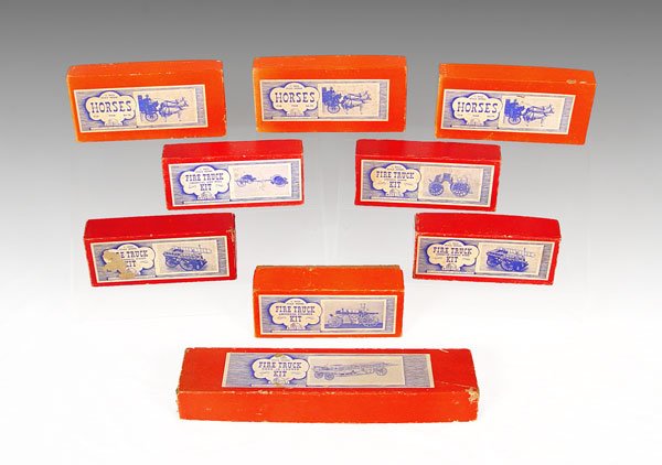 COLLECTION WILOLINE FIRE TRUCK MODELS IN BOXES