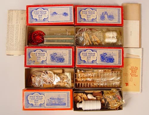 COLLECTION WILOLINE FIRE TRUCK MODELS IN BOXES - 2