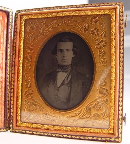 COLLECTION OF AMBROTYPES & TINTYPES IN CASES - 2