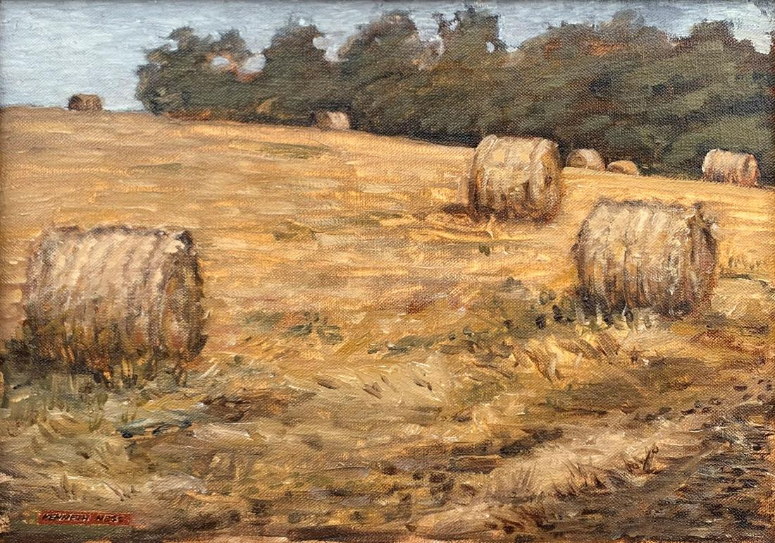 ''YARBOROUGHS FARM'' GENEVA FLORIDA BY HESS: HESS, Kenneth, (American, 20th Century): Yarborough's Farm Geneva 1987, Oil/Canvas, 12'' x 18'', signed lower left, titled verso and dedicated to Bob, framed, 18'' x 24''.