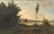 19TH CENTURY BARBIZON RIVERSIDE PAINTING
