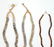 7 PIECE TRADE BEAD NECKLACES - 2