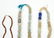 7 PIECE TRADE BEAD NECKLACES - 4