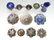 12 PC. CARNIVAL BLUE GLASS COLLECTION - 2