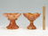 11 PC. ORANGE CARNIVAL GLASS - 3