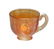 11 PC. ORANGE CARNIVAL GLASS - 5