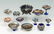 12 PC. BLUE CARNIVAL GLASS COLLECTION