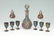 9 PC. IMPERIAL CARNIVAL GLASS SET