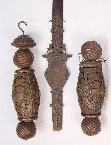 ORNATE BRONZE MOUNTED CARVED LONGCASE CLOCK CASE - 8
