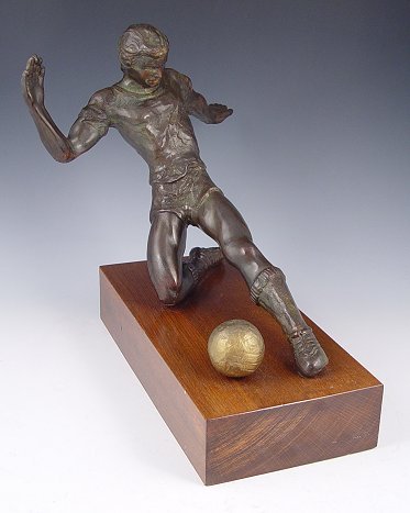 REMO ROSSI SOCCER SCULPTURE