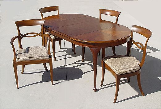 Lovely henredon round dining table Henredon Folio 4 Four Dining Table Chairs Nov 23 2008 Burchard Galleries Inc In Fl