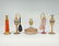 5 PC. DIVILBIS PERFUME BOTTLE COLLECTION