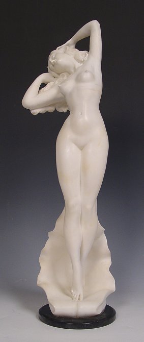 NUDE MARBLE ON WAVE CREST - 2