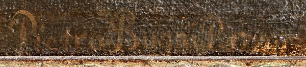 EARLY ILLEGIBLY SIGNED ITALIAN SCHOOL PAINTING - 3