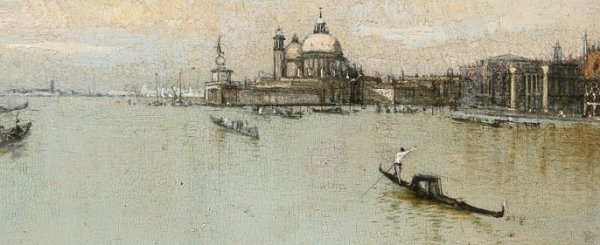 EXCEPTIONAL VENETIAN CANAL PAINTING - 2
