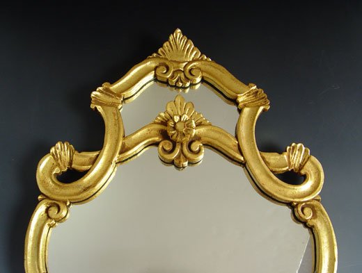 ITALIAN MADE LA BARGE GILT MIRROR - 2