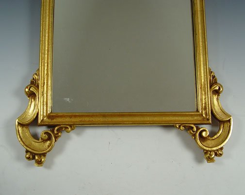 ITALIAN MADE LA BARGE GILT MIRROR - 3