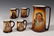 302: 5 PIECE WARWICK IOGA INDIAN PORTRAIT PIECES