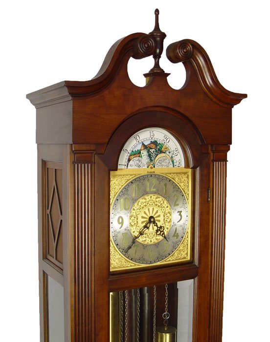 181A ELGIN 5 TUBE GRANDFATHER CLOCK Lot 181A