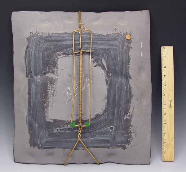 ANDREA ELLIS POTTERY PLAQUE - 2