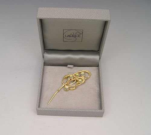 LALIQUE RONCES BROOCH - 2