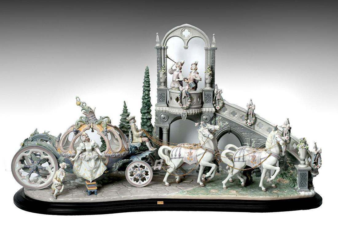 MASSIVE LLADRO ''CINDERELLAS ARRIVAL'' (1 of 6)