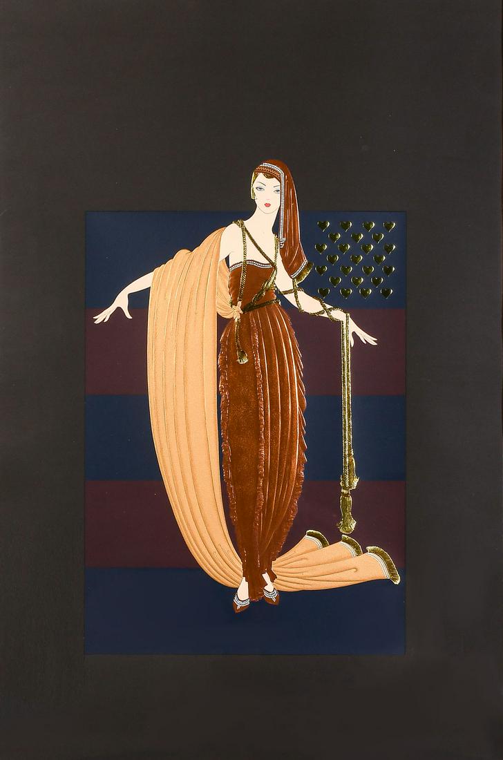 ERTE "FRINGE CAPE" PREMIUM SERIGRAPH (1 of 4)