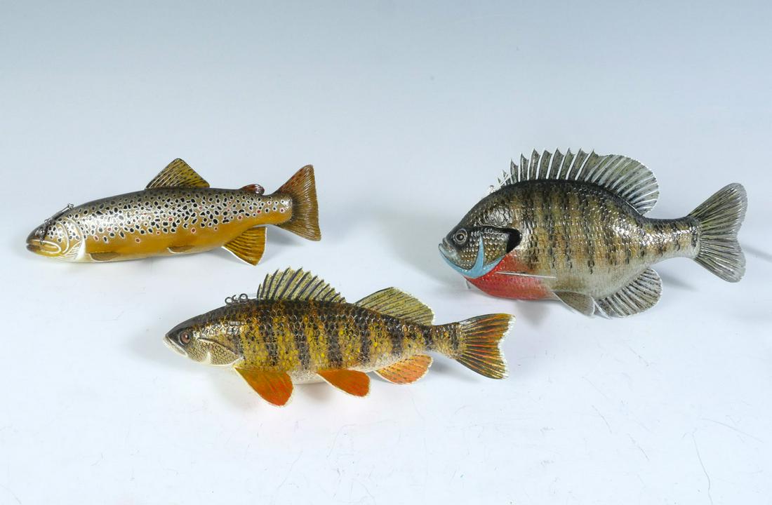 THREE PIECE BRIAN SHALLBETTER ULTRA REALISTIC FISH (1 of 3)