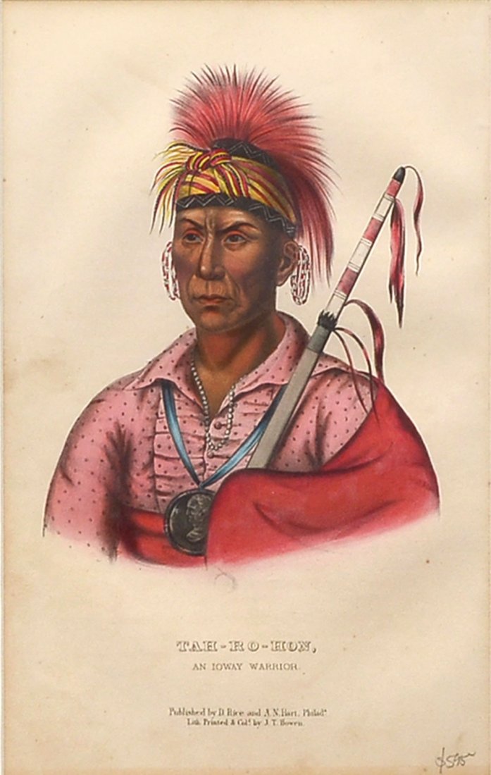 MCKENNEY AND HALL INDIAN LITHOGRAPH (1 of 2)