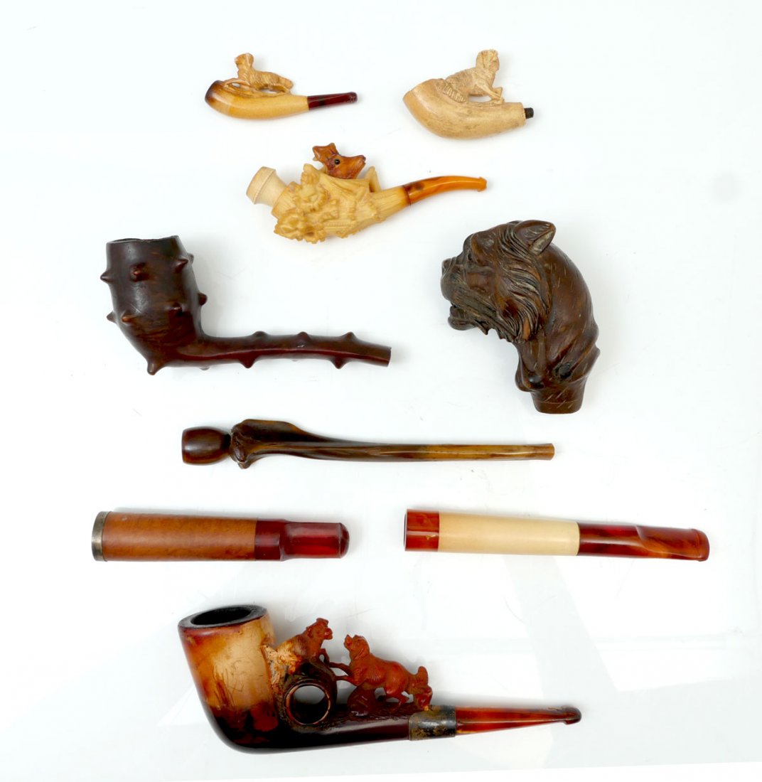 LOT OF MEERSCHAUM PIPES (1 of 7)