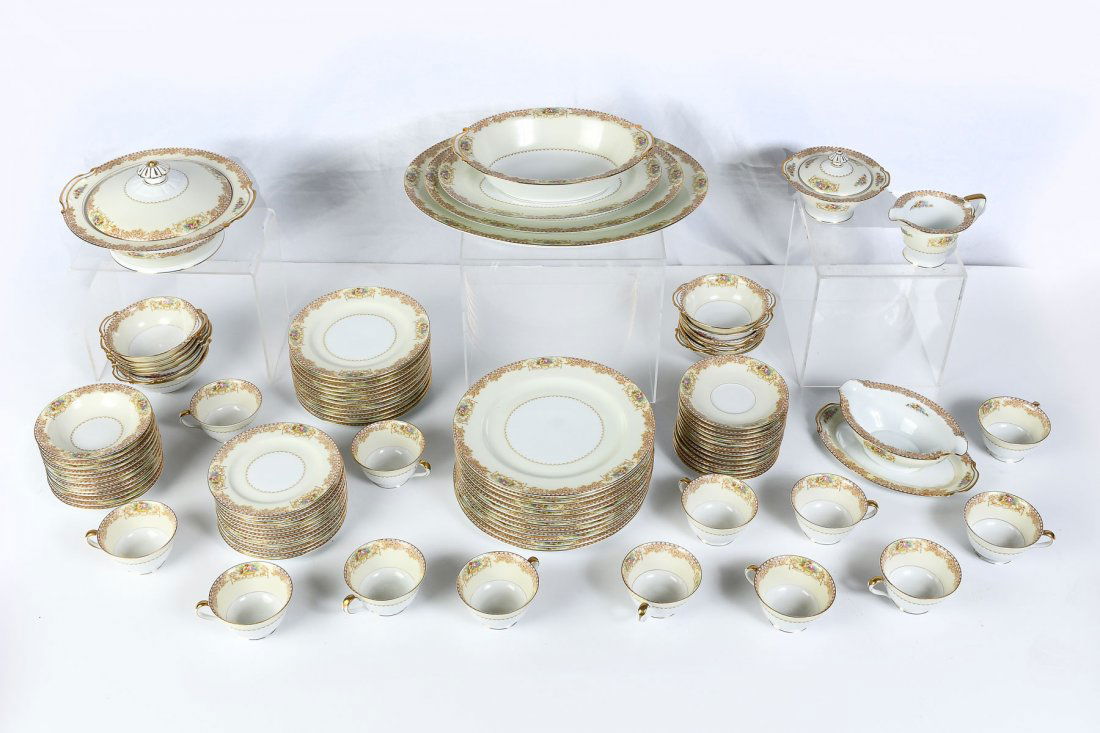 94 PC. NORITAKE "ACTON" SERVICE FOR 12 (1 of 4)