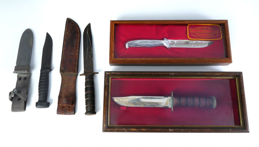 4 PC. U.S. MILITARY KNIVES (1 of 5)
