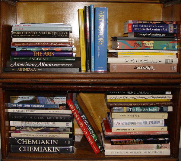 60 MORE BOOKS FROM THE SAME GREAT LIBRARY: MORE FROM THE SAME GREAT LIBRARY: Approx 60 books dedicated to artists such as Chagall, Wyeth, Sargant, Warhol(signed by author), Vasaraly, Alva, Miro, Icart, Kokoshka, Art History, Peter Max, and mor