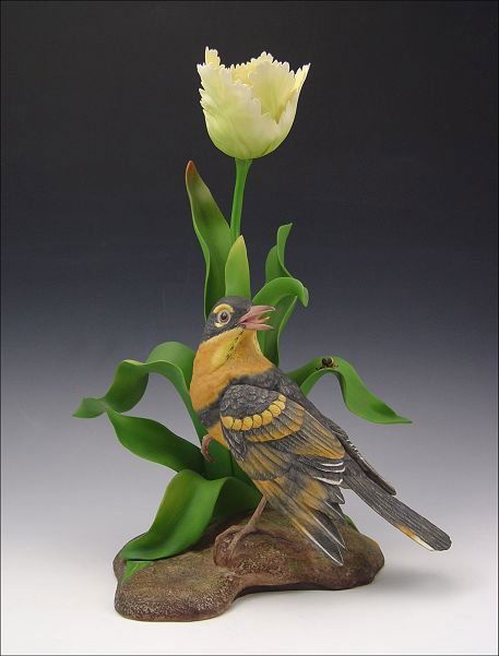 LARGE BOEHM PORCELAIN ''VARIED THRUSH'' BIRD 29 /4 - May 23, 2010