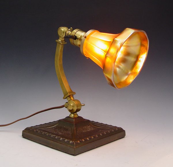 1920'S FARIES PIANO LAMP: VINTAGE 1920'S PIANO LAMP BY THE FARIES MANUFACTURING CO: The catalog stated : "#3241 is a fancy brass swing portable ....admirably adapted for use on pianos or roll top desks". As seen in Electric Li