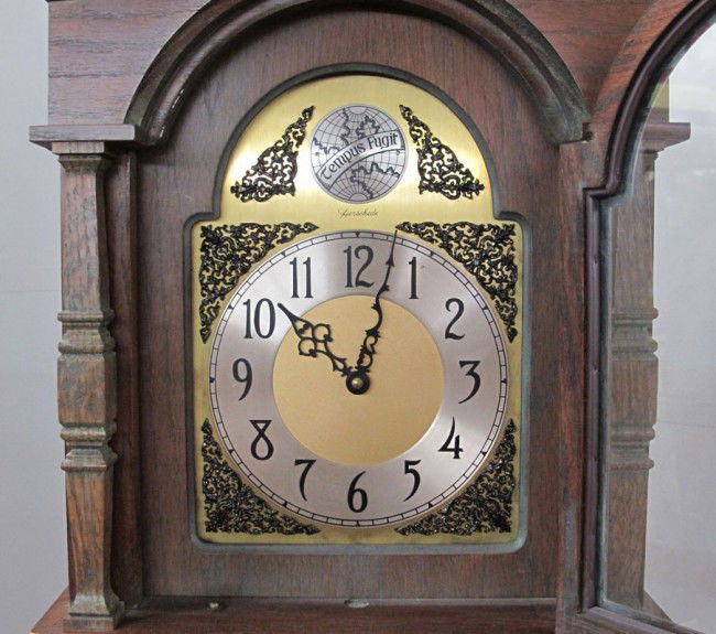 176 HERSCHEDES TEMPEST FUGIT GRANDMOTHER CLOCK Lot 176