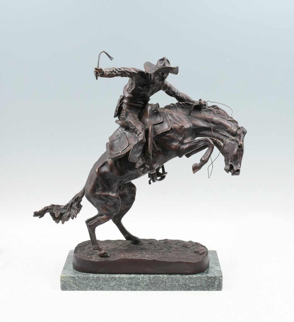 BRONCO BUSTER BRONZE AFTER FREDERIC REMINGTON (1 of 5)